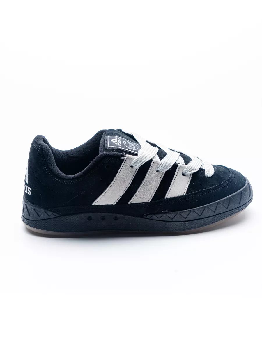 Adidas black store gum shoes