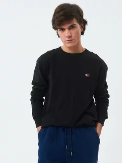 Лонгслив трикотажный свободного кроя для взрослых TOMMY JEANS 175852880 купить за 2 924 ₽ в интернет-магазине Wildberries