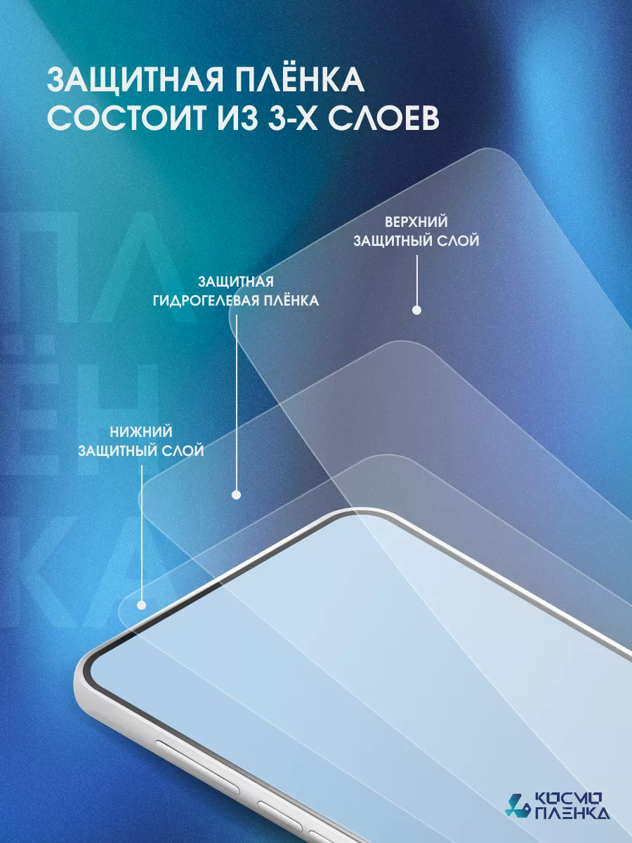 Гидрогелевая защитная пленка на телефон Apple Iphone 15 Pro Kosmo_plenka  175853215 купить за 631 ₽ в интернет-магазине Wildberries