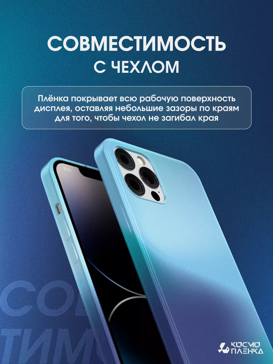 Гидрогелевая защитная пленка на телефон Apple Iphone 15 Pro Kosmo_plenka  175853215 купить за 631 ₽ в интернет-магазине Wildberries