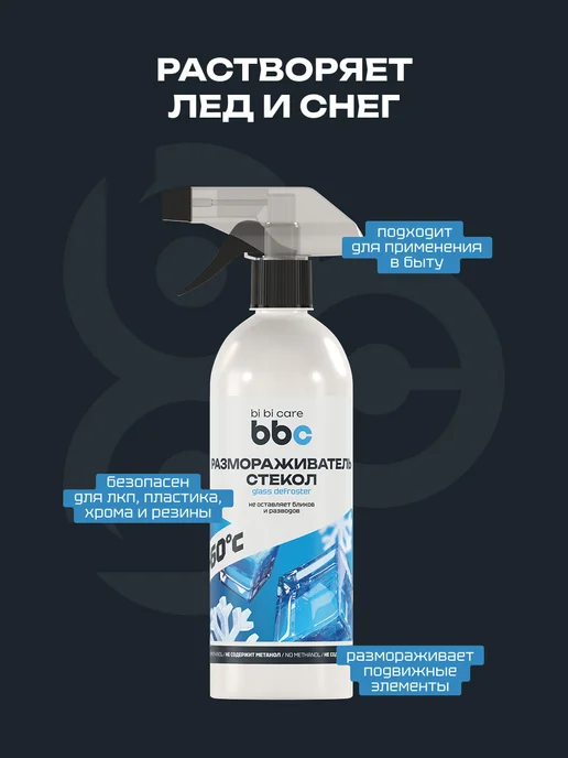 BIBICARE Размораживатель стекол и замков для автомобиля, вариант, фото 3
