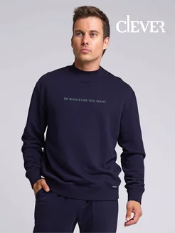 Толстовка молодёжная футер CLEVER WEAR 175869537 купить за 2 391 ₽ в интернет-магазине Wildberries