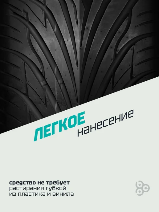 BIBICARE Чернитель шин пластика и бамперов автомобиля очернитель, черный, фото 4