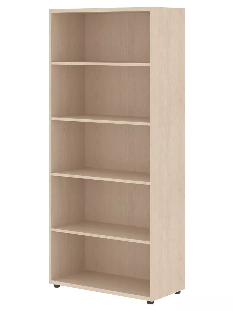 Высокий стеллаж 4 полки, Бук Тиара, 85х41х193