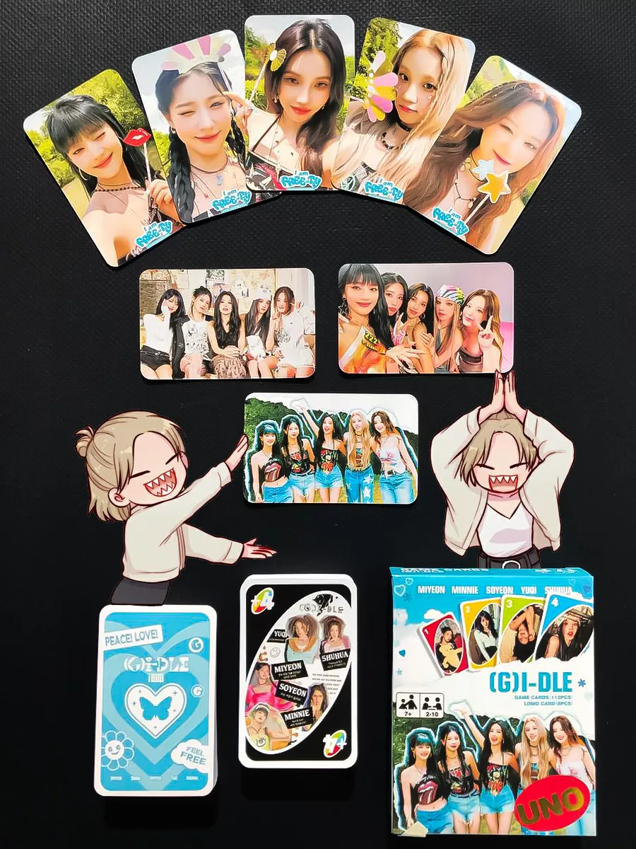 K-pop игра UNO (G)I-DLE I Feel Queen card, карточки Джи айдл FanLab  175890740 купить за 474 ₽ в интернет-магазине Wildberries