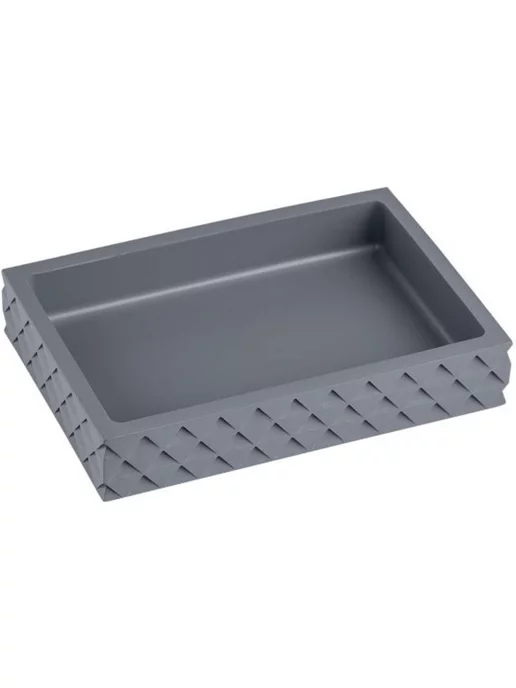 PERFECTO LINEA Мыльница для ванной и кухни настольная, серый, фото 8