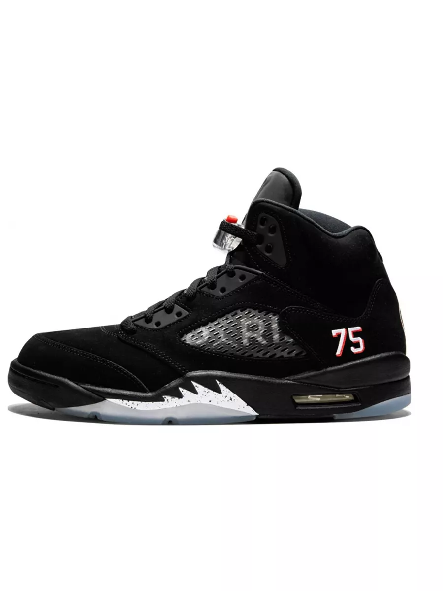 Nike air jordan 5 hotsell retro off white black