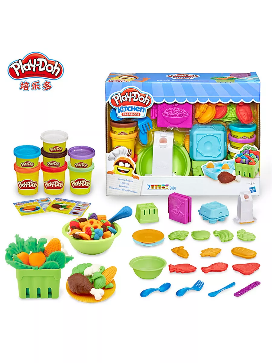 Play doh grocery clearance goodies