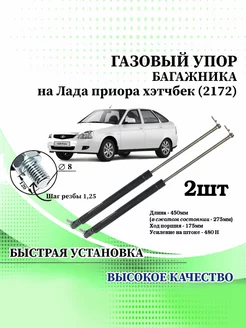 Амортизатор крышки багажника 2172 Автостандарт 175978643 купить за 596 ₽ в интернет-магазине Wildberries