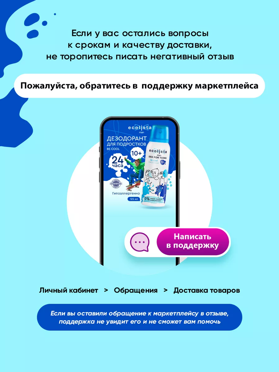 Дезодорант детский для мальчиков и подростков 125 мл Ecolista 175987546  купить за 279 ₽ в интернет-магазине Wildberries