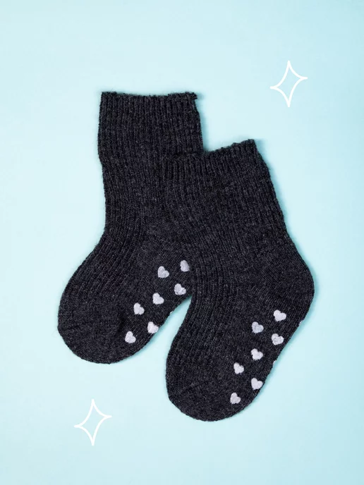 Kidsocks Теплые носки для новорожденных, голубой, фото 5