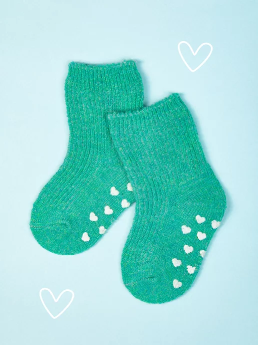 Kidsocks Теплые носки для новорожденных, голубой, фото 7