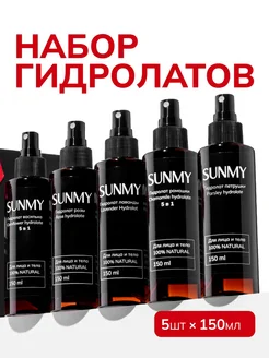 Набор натуральных гидролатов 5шт SunMy 176016234 купить за 871 ₽ в интернет-магазине Wildberries