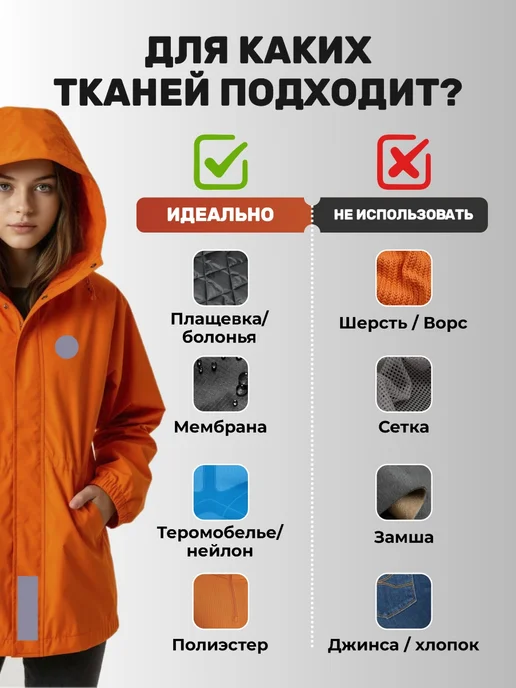 Даркана Заплатка на одежду самоклеящаяся водонепроницаемая синяя, серый, фото 4
