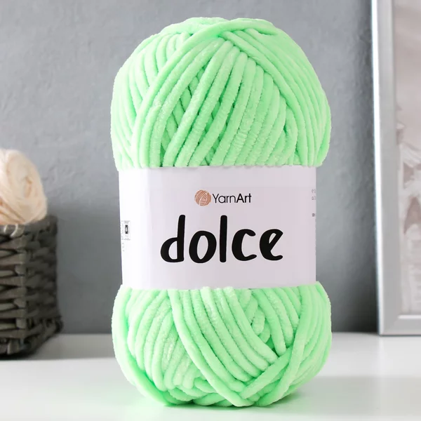 Пряжа для вязания «Dolce» 120м/100гр, 850 яркий салат