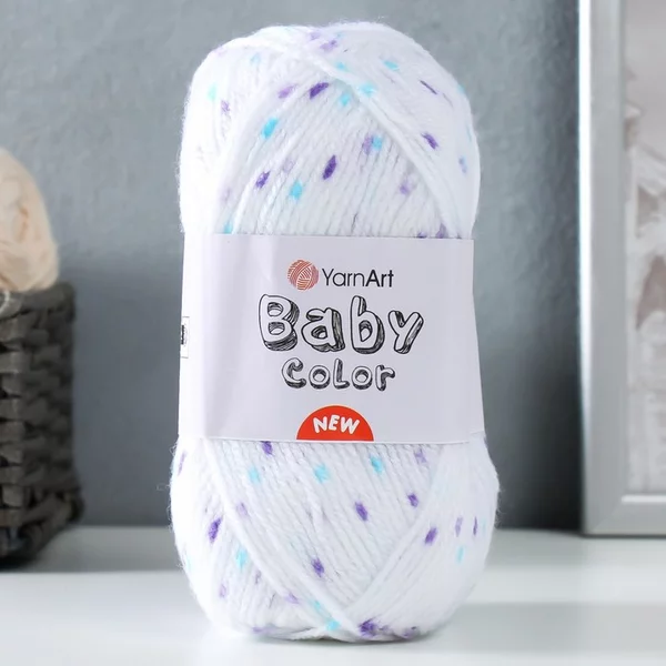 Пряжа для вязания «Baby color» 150м/50гр, 201