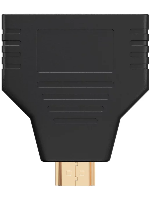 GSMIN Разветвитель переходник HDMI (M) на 2 HDMI (F) адаптер, вариант, фото 2