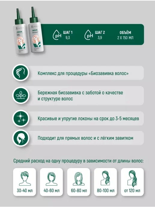 JKeratin JWave Набор для биозавивки волос, вариант, фото 2
