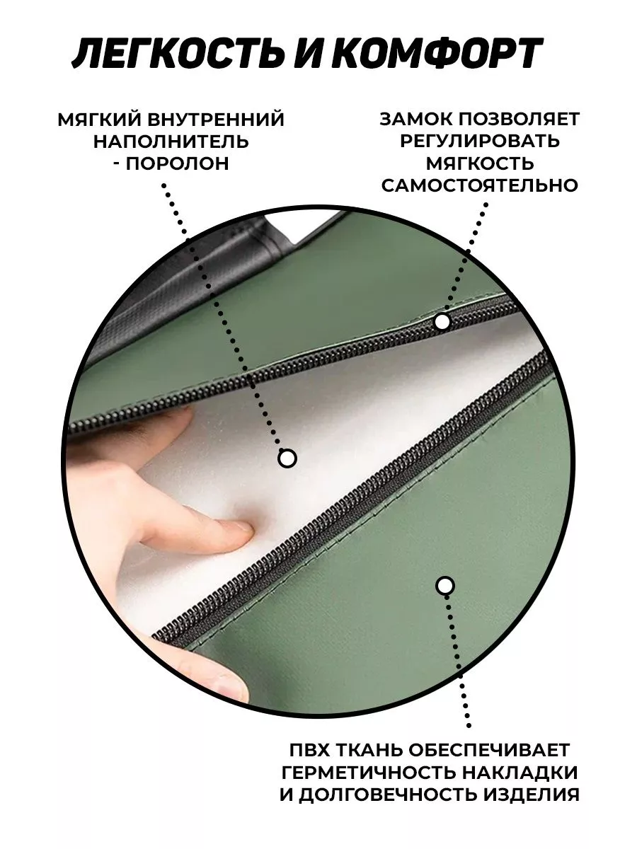 Мягкие накладки и накладки с сумкой на банку (лодочной сиденье)