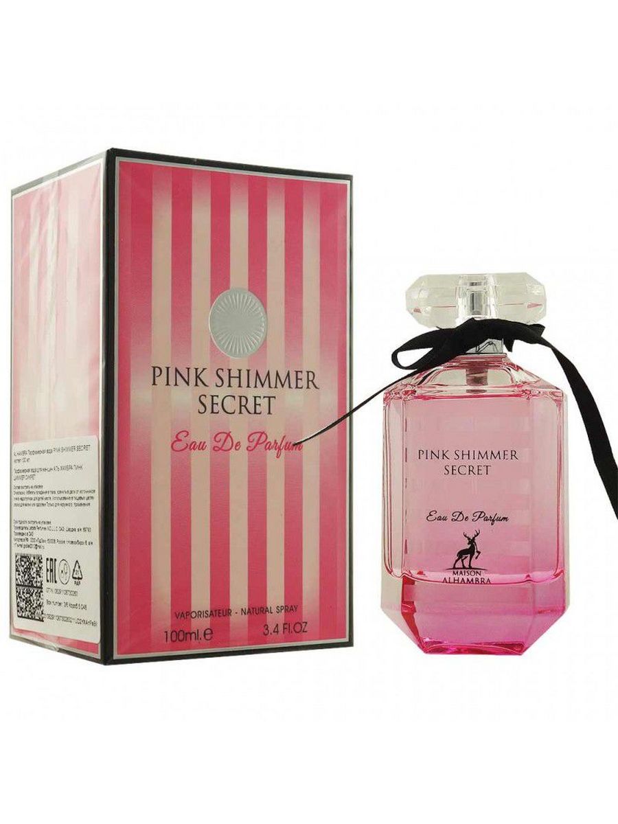 Пинк шиммер. Pink Shimmer Secret духи. Alhambra Pink Shimmer Secret, EDP, 100 ml ОАЭ оригинал. Alhambra Парфюм Pink Shimmer Secret oud 100ml. Pink Shimmer Secret Alhambra.