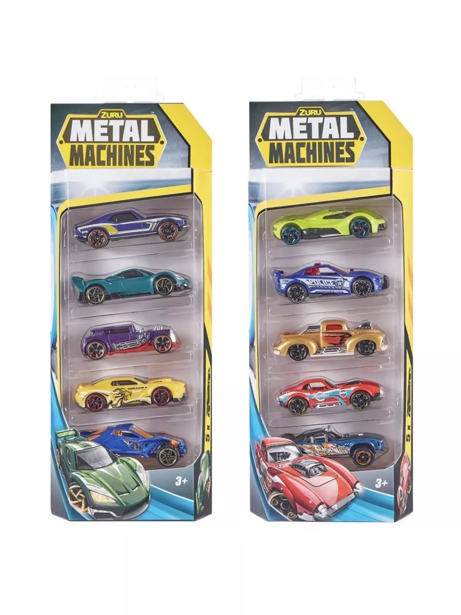 Игрушка Zuru машинки 5 штук в ассортименте METAL MACHINES 176128617 купить  за 703 ₽ в интернет-магазине Wildberries