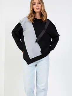 Свитшот oversize удлиненный