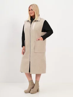 Жилет без подкладки из пальтовой ткани KR 176149155 купить за 2 338 ₽ в интернет-магазине Wildberries