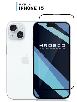 Защитное стекло на iPhone 15 Rosco 176149744 купить за 332 ₽ в интернет-магазине Wildberries