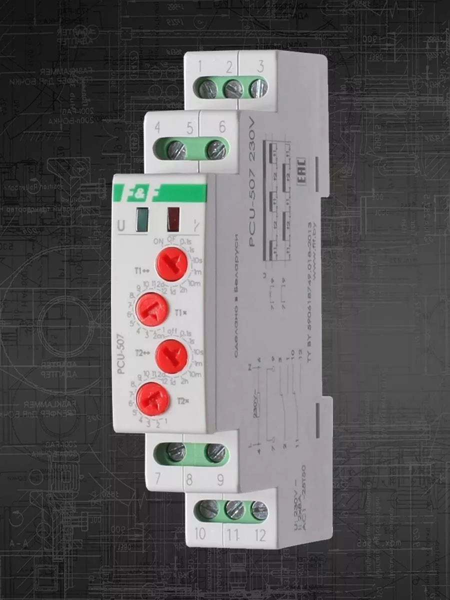 Циклическое реле времени PCU-507, питание 230V AC Евроавтоматика F&F  176169916 купить за 2 825 ₽ в интернет-магазине Wildberries