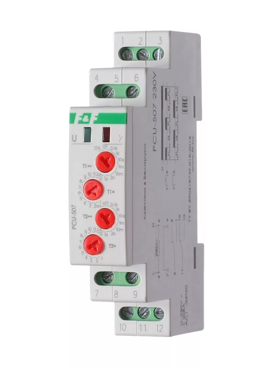 Циклическое реле времени PCU-507, питание 230V AC Евроавтоматика F&F  176169916 купить за 2 825 ₽ в интернет-магазине Wildberries