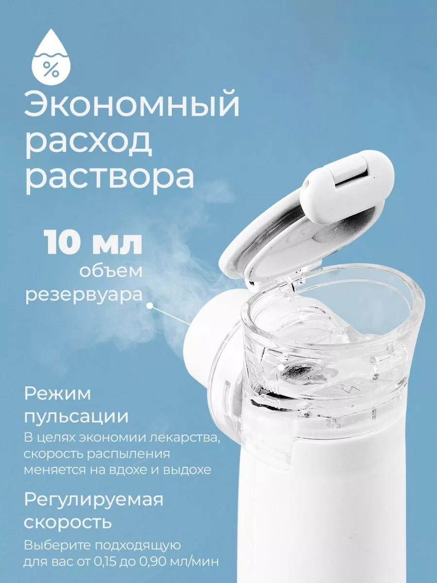 Ингалятор меш Air Pro IX портативный беспроводной Feellife 176188017 купить  за 4 492 ₽ в интернет-магазине Wildberries