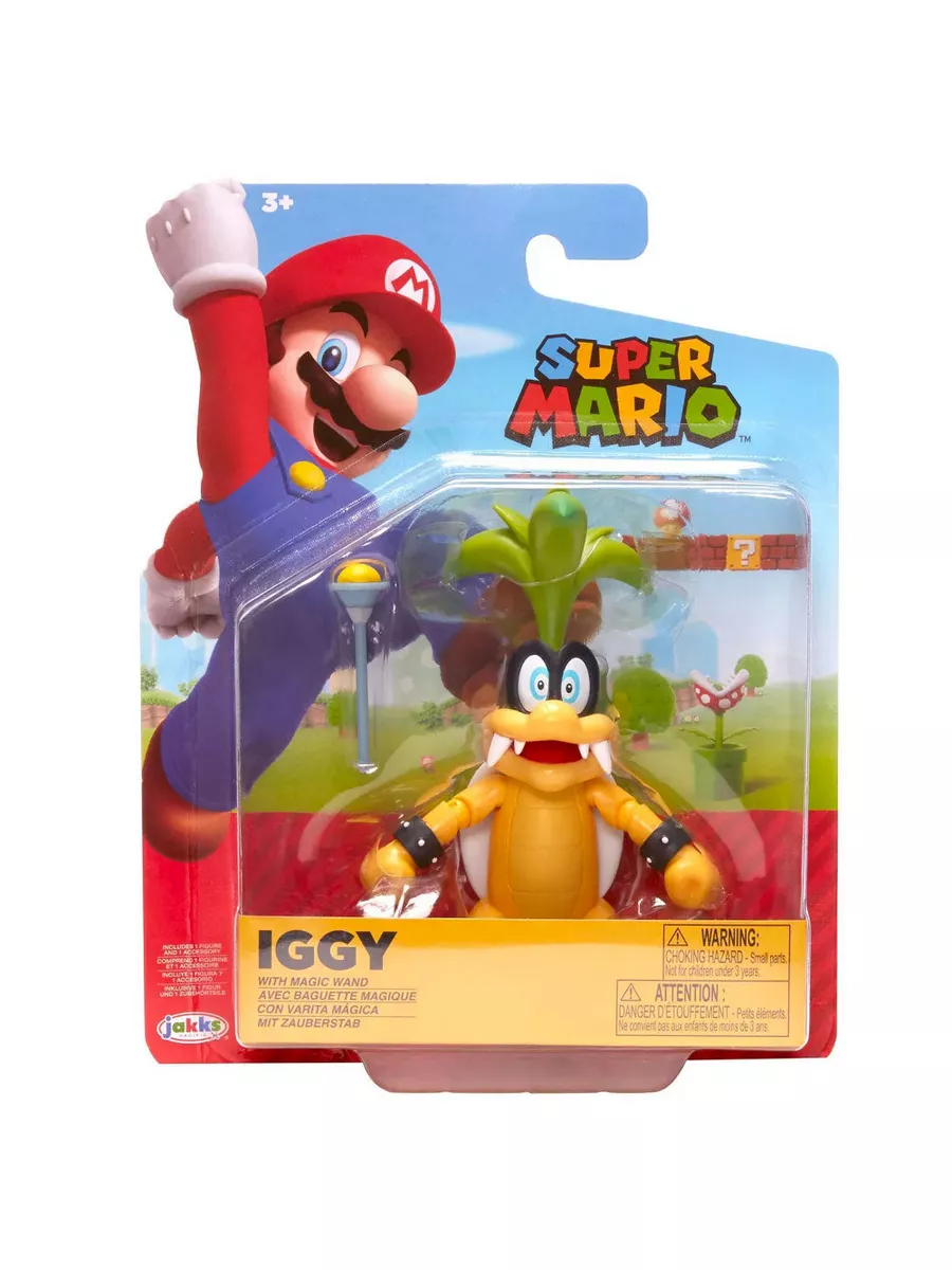 Фигурка Супер Марио World of Nintendo Iggy Jakks Pacific 176191401 купить  за 1 070 ₽ в интернет-магазине Wildberries