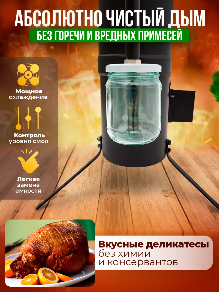 Дымогенератор для холодного копчения Ворон 20 л HELICON 176210079 купить за  10 858 ₽ в интернет-магазине Wildberries