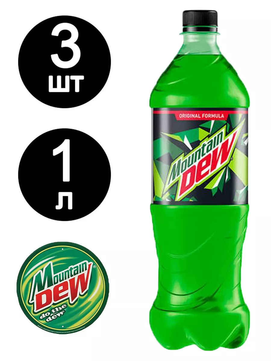 Напиток MNT DEW Маунтин Дью классический 1 л 9 шт