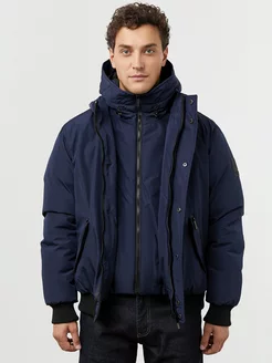 Короткий зимний пуховик с капюшоном Urban fashion for men 176281146 купить за 8 358 ₽ в интернет-магазине Wildberries