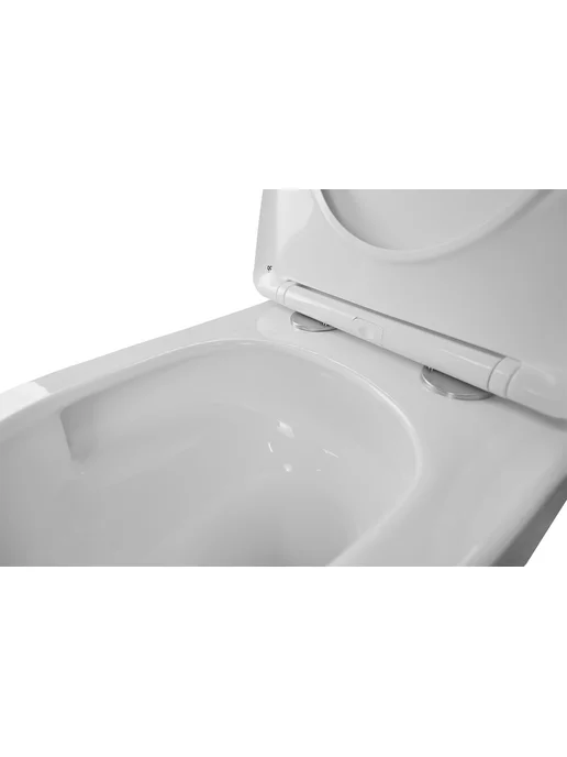 Azario Унитаз подвесной безободковый микролифт Ester AZ-87265, белый, фото 6