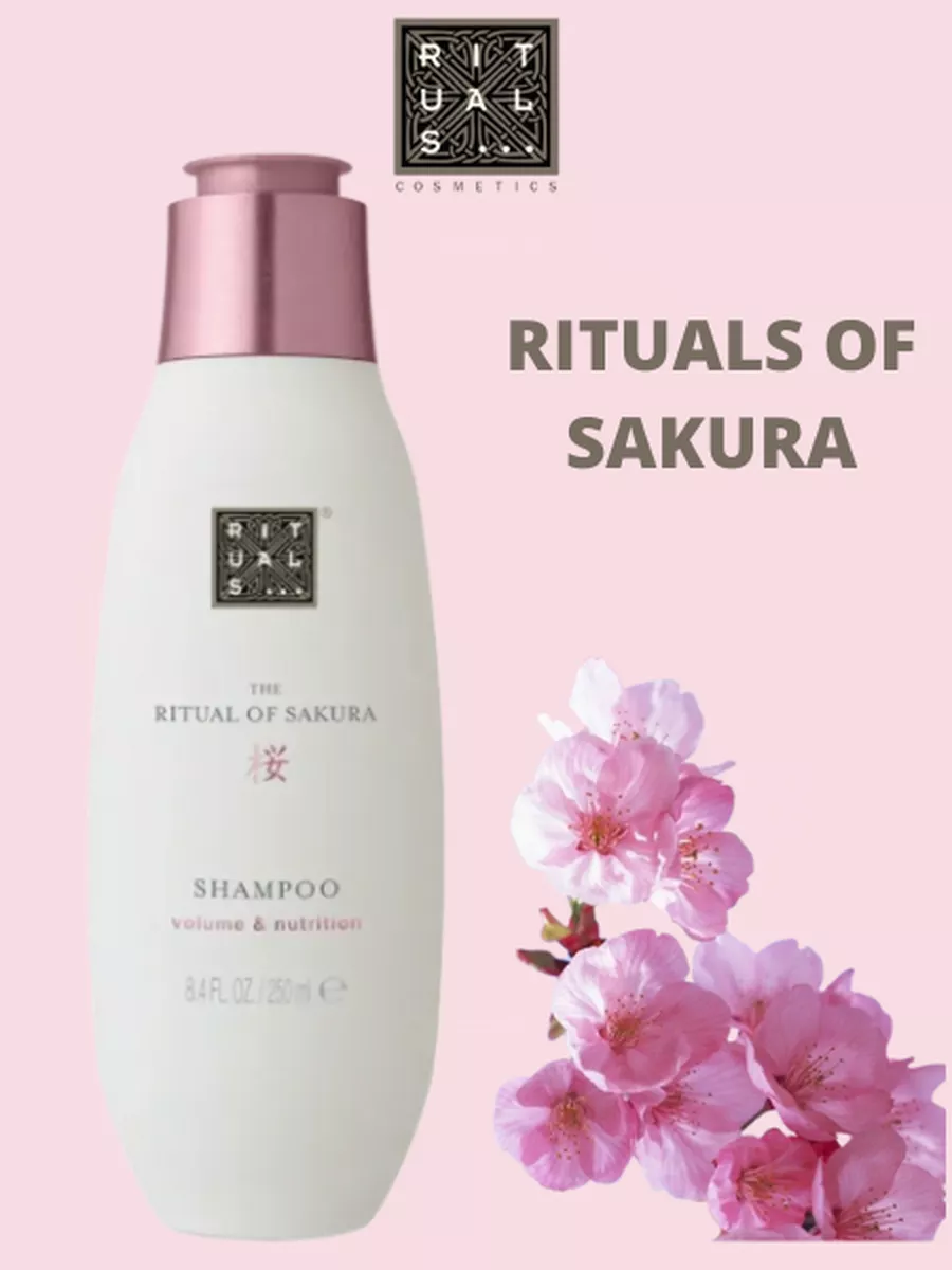 Rituals The Ritual of Sakura Volume & Nutrition Shampoo - Shampooing à  l'huile de macadamia