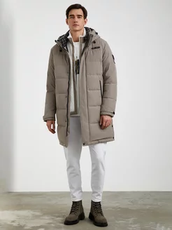 Удлиненный пуховик с капюшоном Urban fashion for men 176304792 купить за 14 851 ₽ в интернет-магазине Wildberries