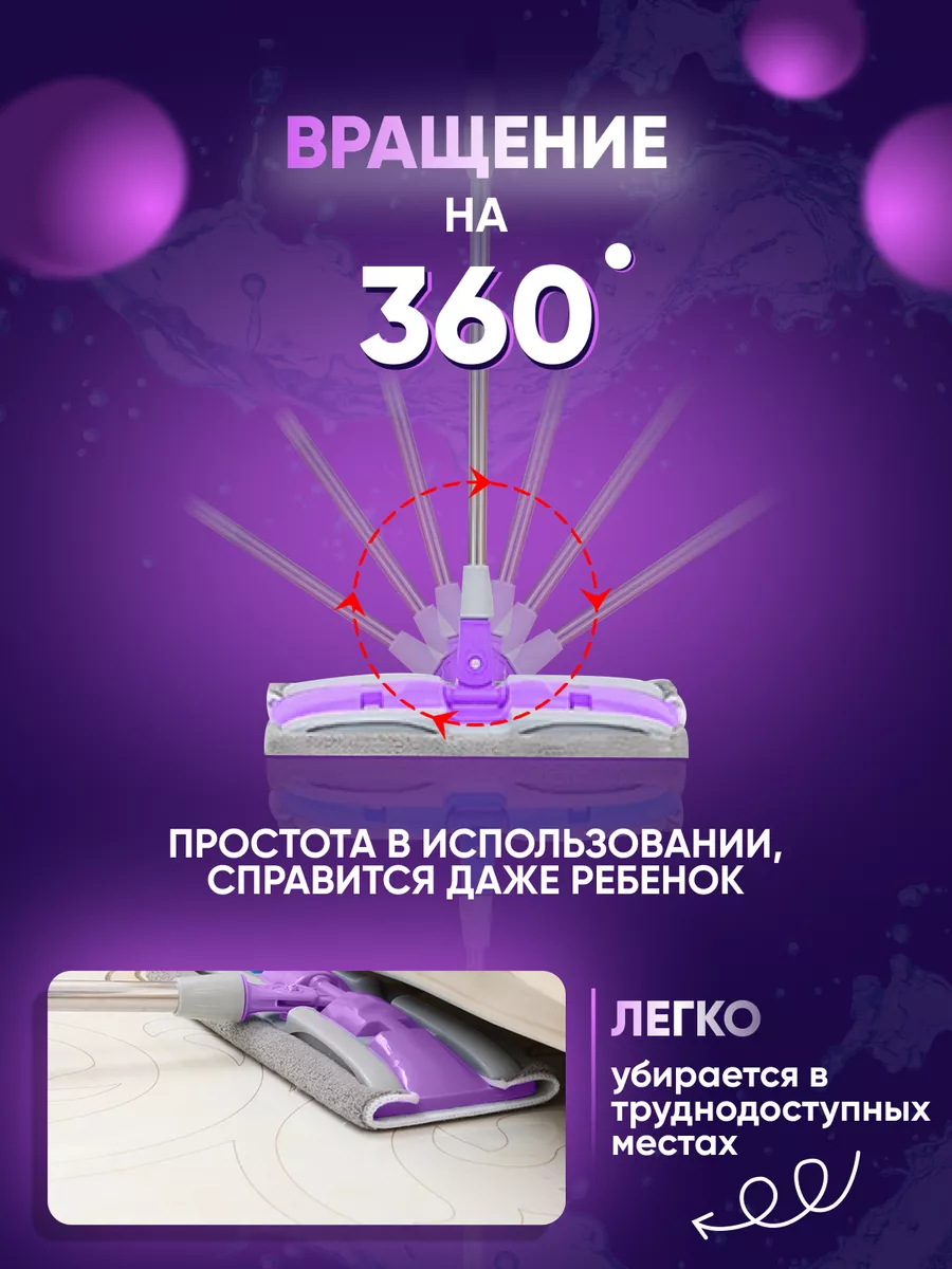 Швабра для пола простая без ведра обычная YesClean 176328173 купить за 995  ₽ в интернет-магазине Wildberries