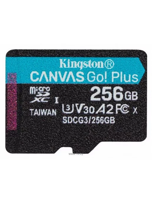 Kingston Карта памяти microSD 256GB, SDCG3 256GBSP