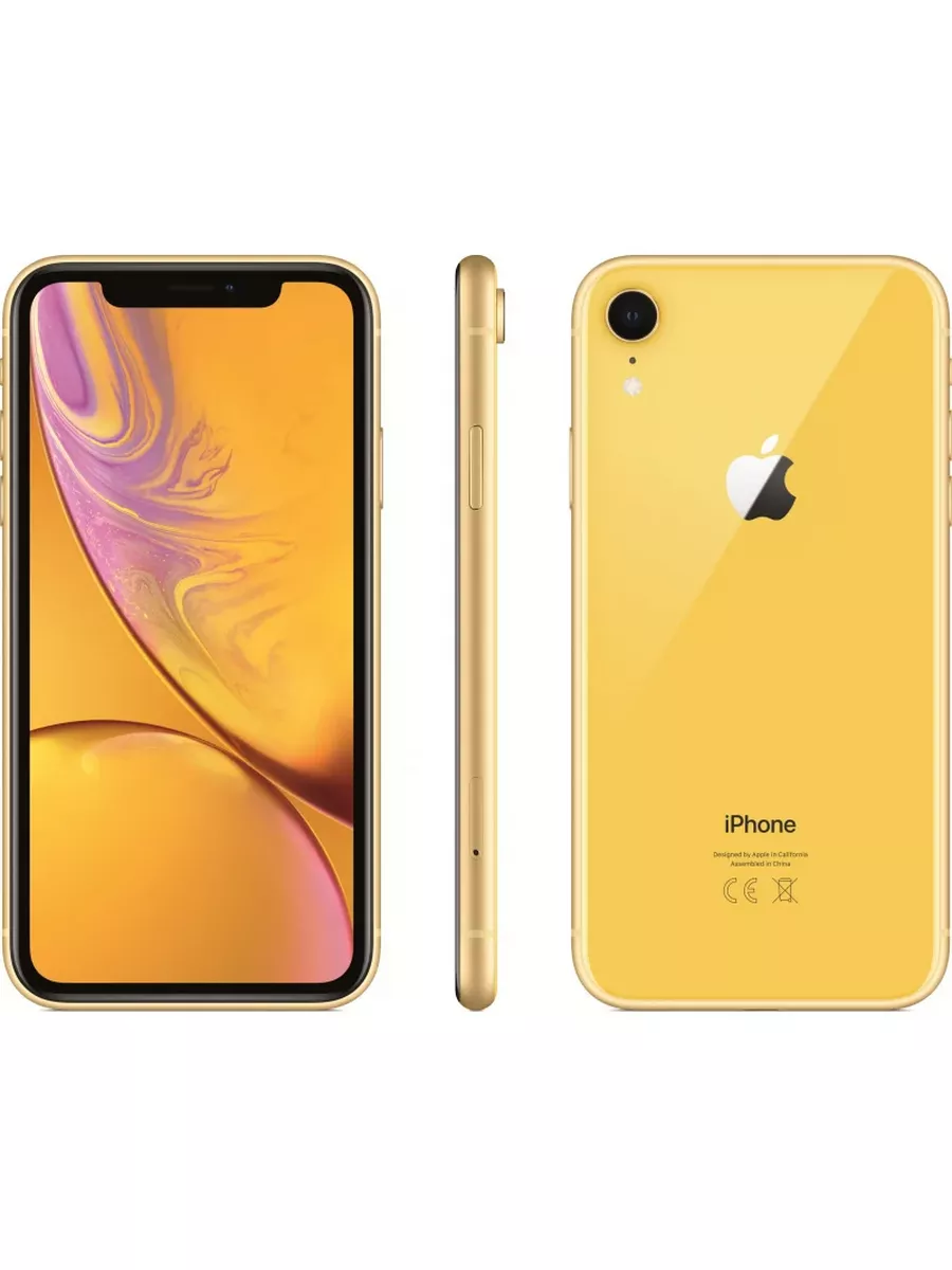 Смартфон iPhone XR 64GB Yellow Apple 176365164 купить за 18 593 ₽ в  интернет-магазине Wildberries