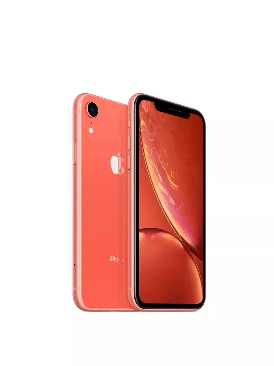 Смартфон iPhone XR 64GB Coral Apple 176365165 купить за 18 817 ₽ в  интернет-магазине Wildberries