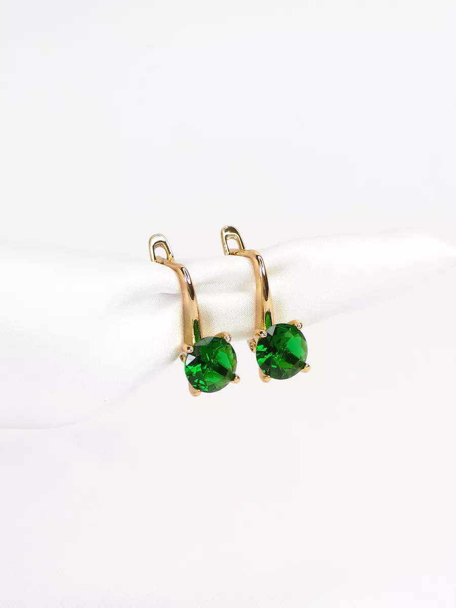 Серьги классические, 1,7 см.