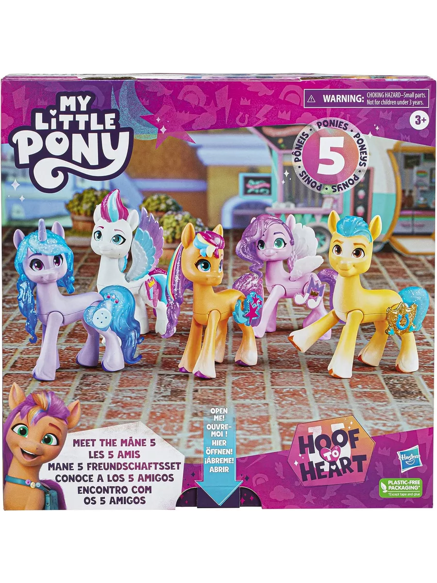 Коллекционные фигурки Май Литл Пони 5 шт My Little Pony 176418239 купить за  3 614 ₽ в интернет-магазине Wildberries