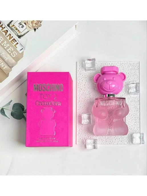 Parfum Духи TOY 2 Bubble Gum Духи Москино розовая Мишка 100 мл, 100 мл