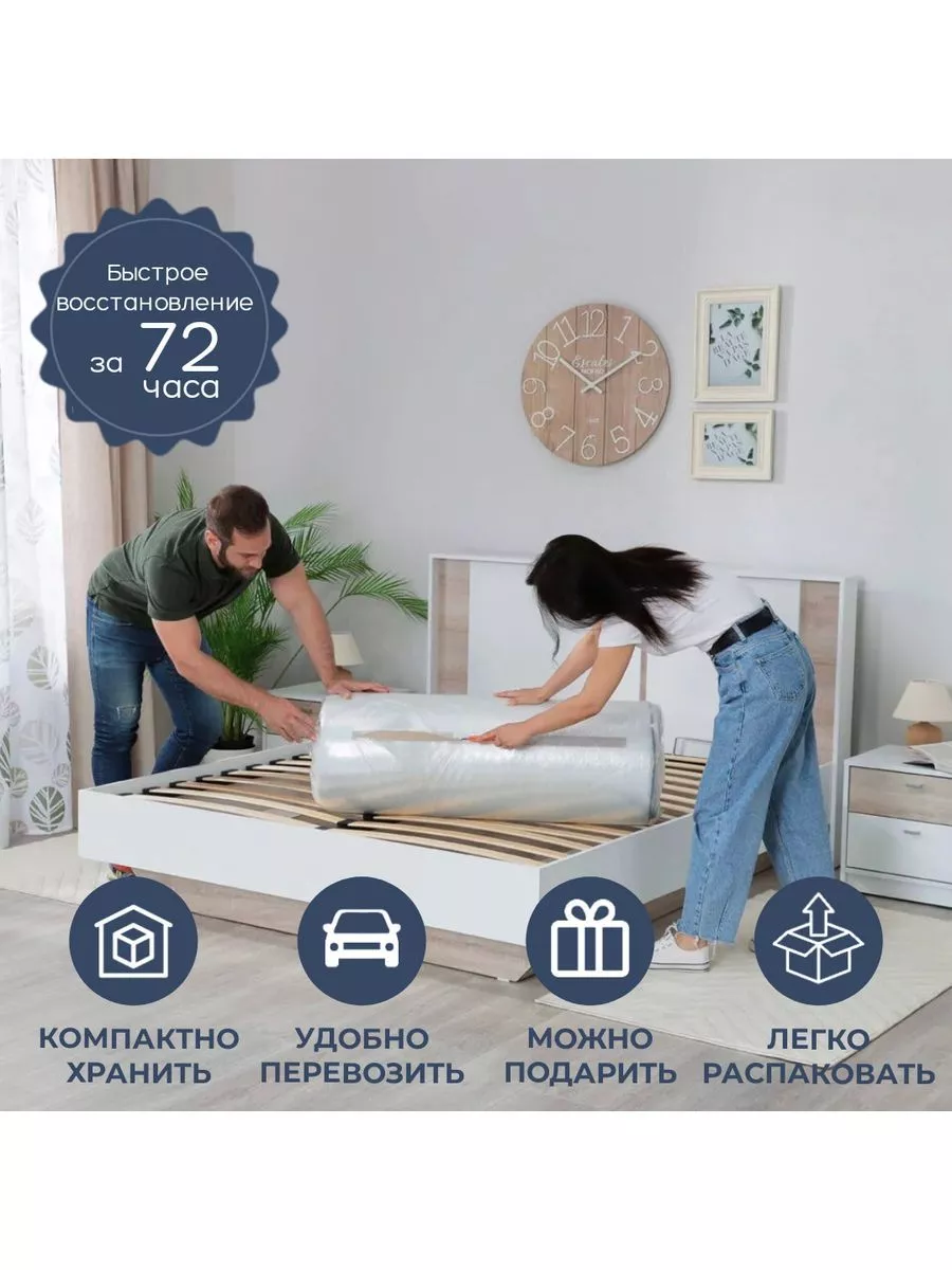 Матрас беспружинный, LIKA M, 10 см, 70x200 см DAVI SLEEP 176447593 купить  за 7 228 ₽ в интернет-магазине Wildberries