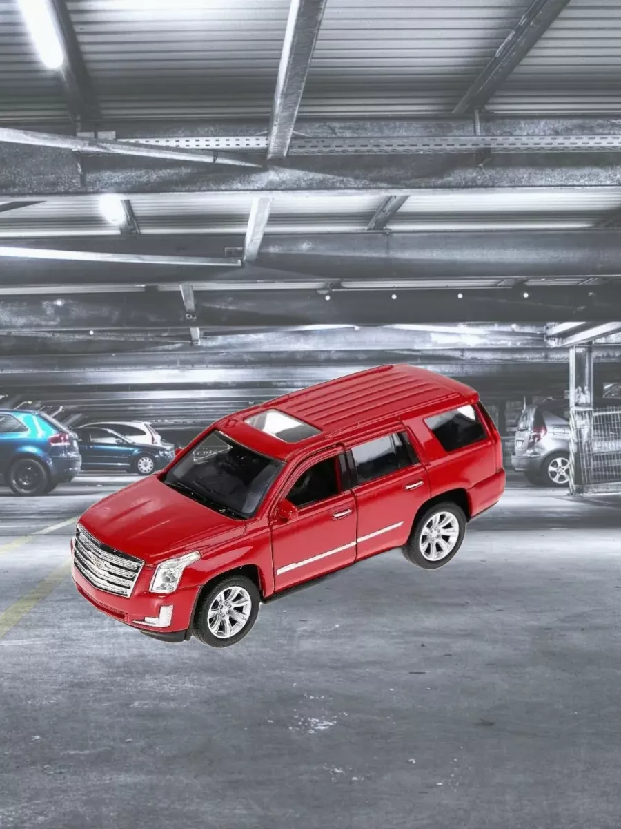 Игрушка модель машины 1:38 Cadillac Escalade, 43751 красный Пиратос  176466207 купить за 1 229 ₽ в интернет-магазине Wildberries