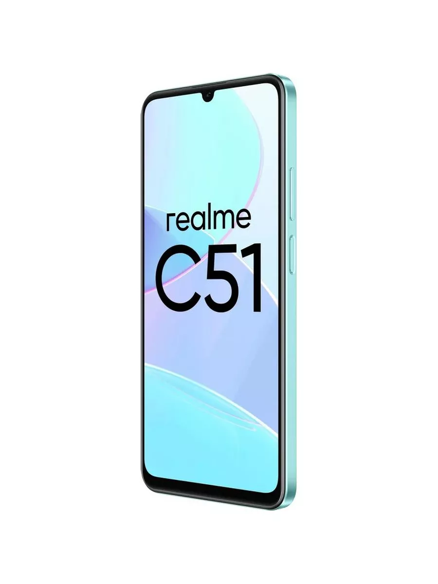 Смартфон C51 4/128 ГБ зеленый Realme 176474070 купить за 8 186 ? в  интернет-магазине Wildberries