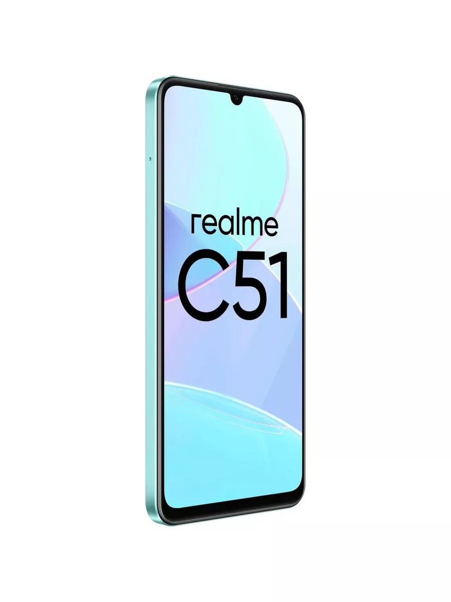 Смартфон C51 4/128 ГБ зеленый Realme 176474070 купить за 8 384 ₽ в  интернет-магазине Wildberries