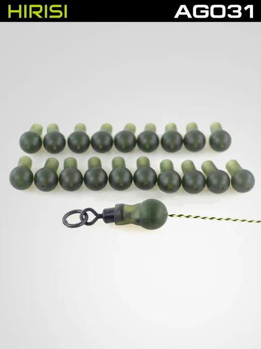 HIRISI tackle Отбойник буферная бусина AG031 20 шт, 20 шт, фото 2
